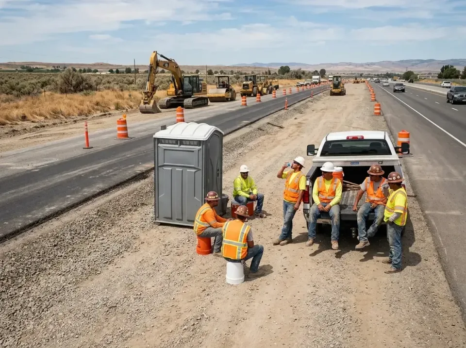 highway-road-construction-crew-007 — frequently asked questions, Porta Potty and Restroom Rentals in Union City, CA